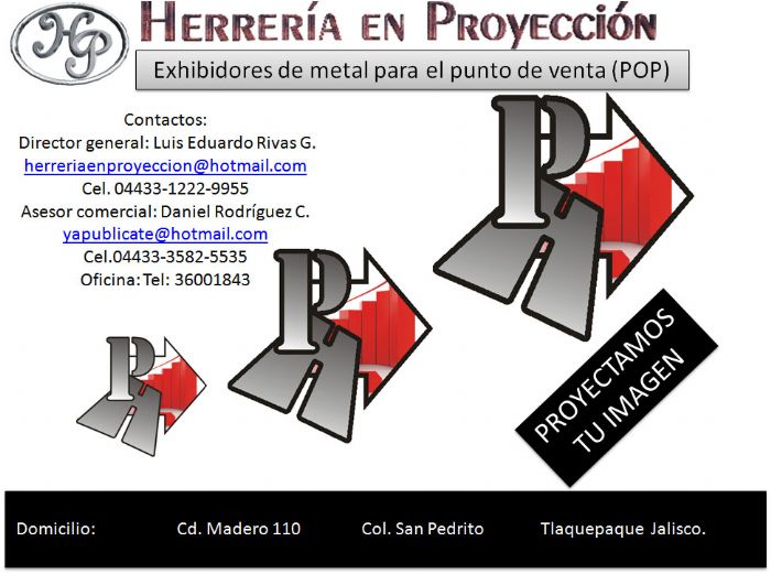 fabricacion de exhibidores de metal para el punto de venta